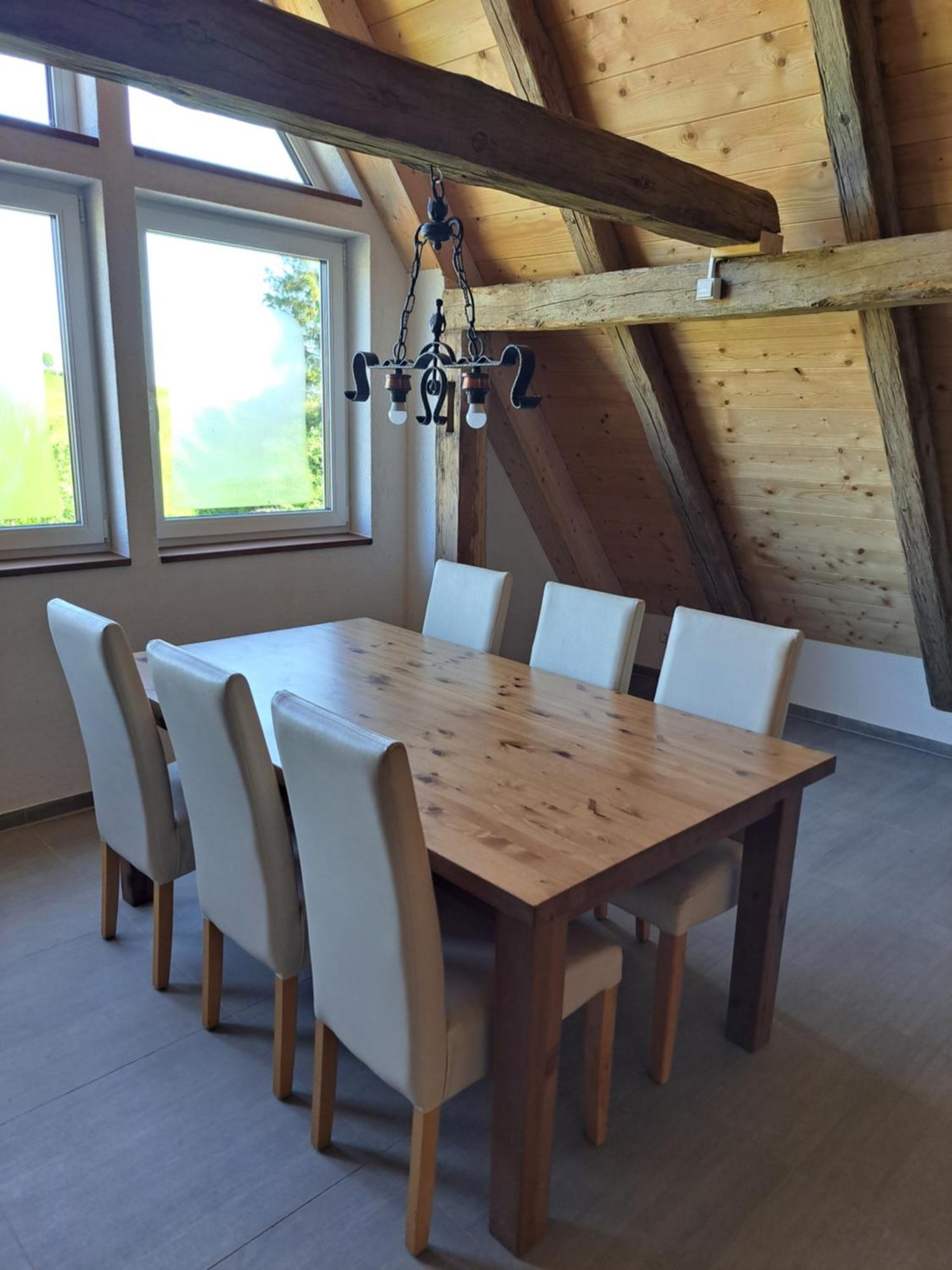 Ferienwohnung Heuboden 후핀겐 외부 사진