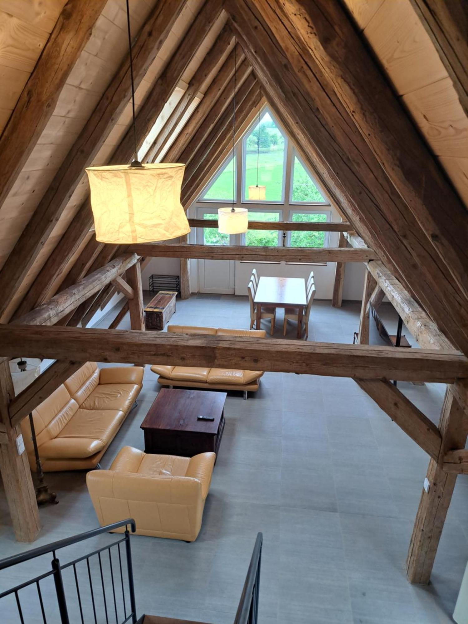 Ferienwohnung Heuboden 후핀겐 외부 사진